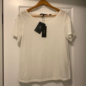 Brand new/never worn linen shirt with cute sleeve detail